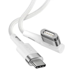 BASEUS USB-C to MagSafe 1 Cable (60W Max) - 2M, L-Shaped Connector