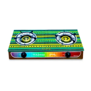 TAIKO 2 Burner Glass Top Gas Cooker TGL207